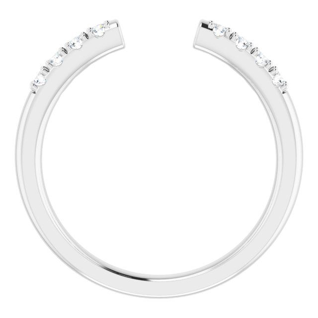 0.16ct Lab Grown Diamond Open Ring