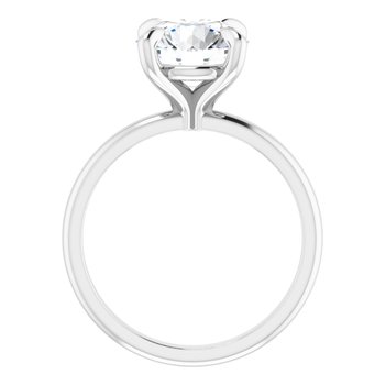 The Emma 3.00ct Round cut Lab Grown Diamond Solitaire Engagement Ring