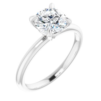 The Emma 1.50ct Round cut Lab Grown Diamond Solitaire Engagement Ring