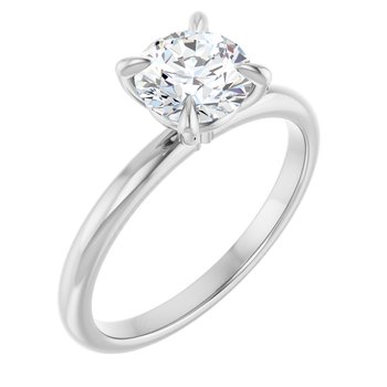 The Emma 1.00ct Round cut Lab Grown Diamond Solitaire Engagement Ring