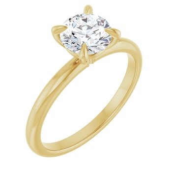 The Emma 1.00ct Round cut Lab Grown Diamond Solitaire Engagement Ring