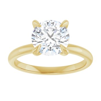 The Emma 2.00ct Round cut Lab Grown Diamond Solitaire Engagement Ring