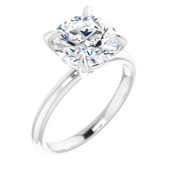 The Emma 3.00ct Round cut Lab Grown Diamond Solitaire Engagement Ring