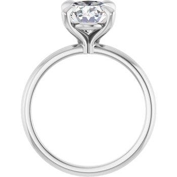 The Emma 2.00ct Oval cut Lab Grown Diamond Solitaire Engagement Ring