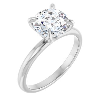 The Emma 2.00ct Round cut Lab Grown Diamond Solitaire Engagement Ring