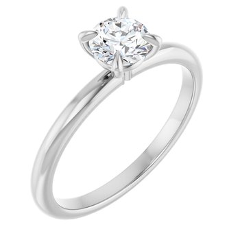 The Emma 0.50ct Round cut Lab Grown Diamond Solitaire Engagement Ring