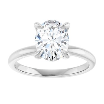 The Emma 1.50ct Oval cut Lab Grown Diamond Solitaire Engagement Ring