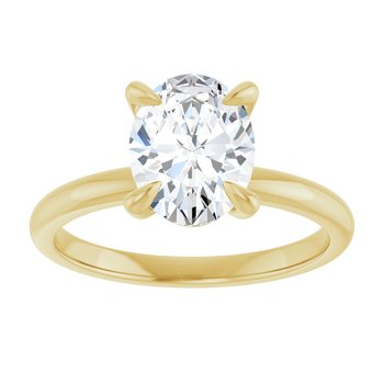 The Emma 1.50ct Oval cut Lab Grown Diamond Solitaire Engagement Ring