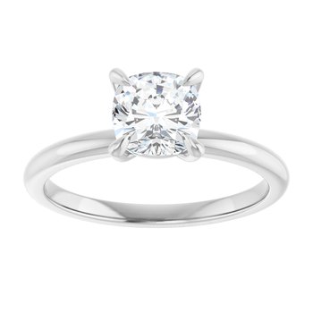 The Emma 1.00ct Cushion cut Lab Grown Diamond Solitaire Engagement Ring