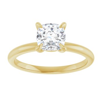 The Emma 1.00ct Cushion cut Lab Grown Diamond Solitaire Engagement Ring