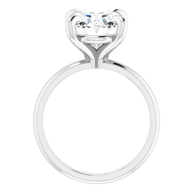 The Emma 4.00ct Oval cut Lab Grown Diamond Solitaire Engagement Ring