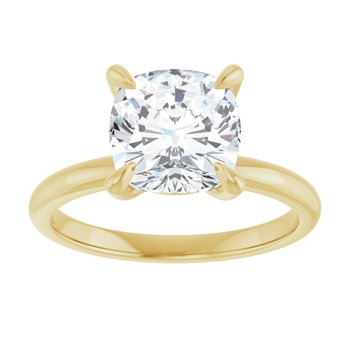 The Emma 2.00ct Cushion cut Lab Grown Diamond Solitaire Engagement Ring