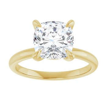 The Emma 2.00ct Elongated Cushion cut Lab Grown Diamond Solitaire Engagement Ring