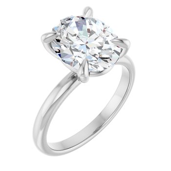 The Emma 3.00ct Oval cut Lab Grown Diamond Solitaire Engagement Ring