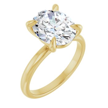 The Emma 3.00ct Oval cut Lab Grown Diamond Solitaire Engagement Ring