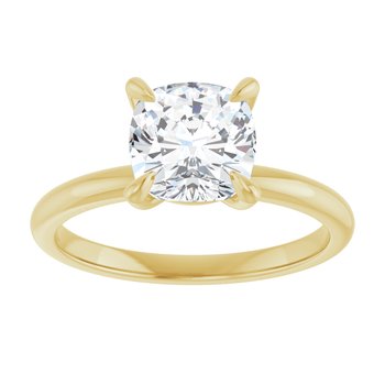 The Emma 1.50ct Elongated Cushion cut Lab Grown Diamond Solitaire Engagement Ring