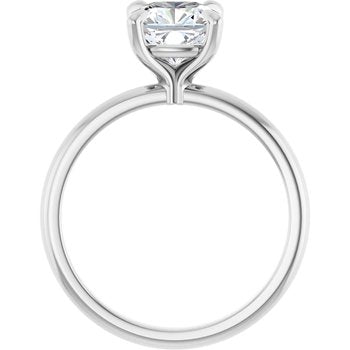 The Emma 1.50ct Cushion cut Lab Grown Diamond Solitaire Engagement Ring