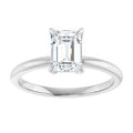 The Emma 1.00ct Emerald cut Lab Grown Diamond Solitaire Engagement Ring