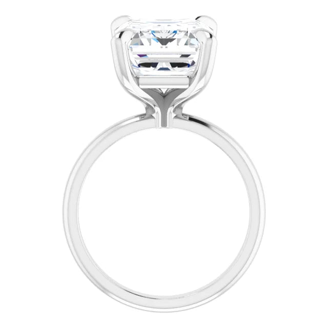 The Emma 4.00ct Emerald cut Lab Grown Diamond Solitaire Engagement Ring