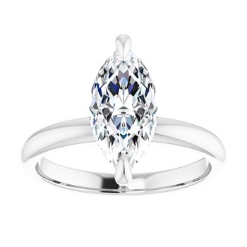 The Emma 2.00ct Marquise cut Lab Grown Diamond Solitaire Engagement Ring