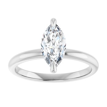 The Emma 1.00ct Marquise cut Lab Grown Diamond Solitaire Engagement Ring