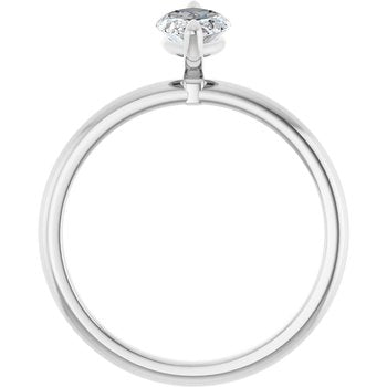 The Emma 1.00ct Marquise cut Lab Grown Diamond Solitaire Engagement Ring