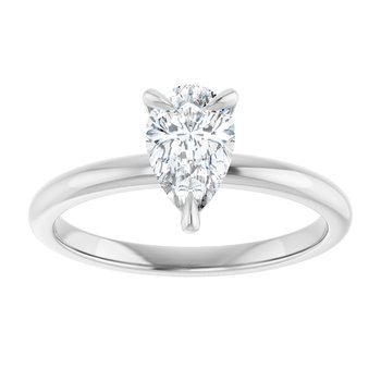 The Emma 1.00ct Pear cut Lab Grown Diamond Solitaire Engagement Ring