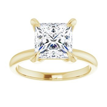 The Emma 2.00ct Princess cut Lab Grown Diamond Solitaire Engagement Ring