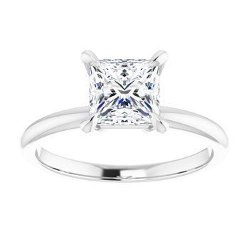 The Emma 1.50ct Princess cut Lab Grown Diamond Solitaire Engagement Ring