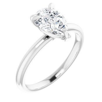 The Emma 1.50ct Pear cut Lab Grown Diamond Solitaire Engagement Ring