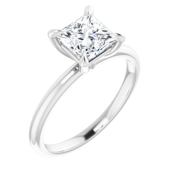 The Emma 1.50ct Princess cut Lab Grown Diamond Solitaire Engagement Ring