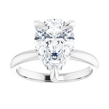 The Emma 3.00ct Pear cut Lab Grown Diamond Solitaire Engagement Ring