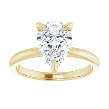 The Emma 2.00ct Pear cut Lab Grown Diamond Solitaire Engagement Ring