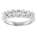 1.40ct Oval Lab Grown Diamond 7 Stone U Claw Ring