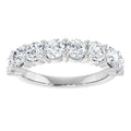 1.92ct Round Lab Grown Diamond Prong Set Half Eternity