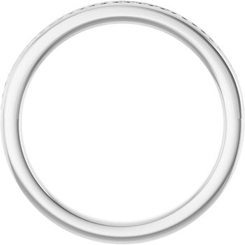 0.15ct Round Lab Grown Diamond Channel Set Half Eternity