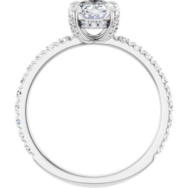 The Carolina 1.40ctw Oval cut Lab Grown Diamond Engagement Ring