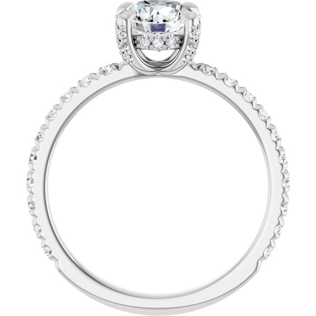 The Carolina 1.40ctw Round cut Lab Grown Diamond Engagement Ring