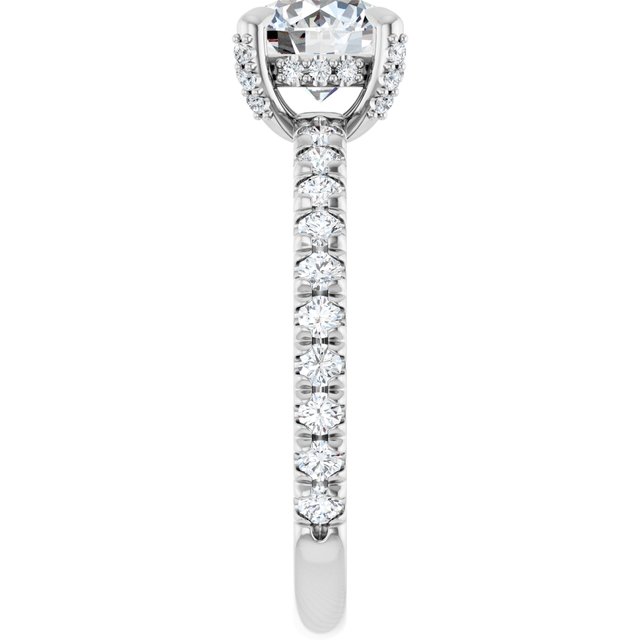 The Carolina 1.40ctw Round cut Lab Grown Diamond Engagement Ring