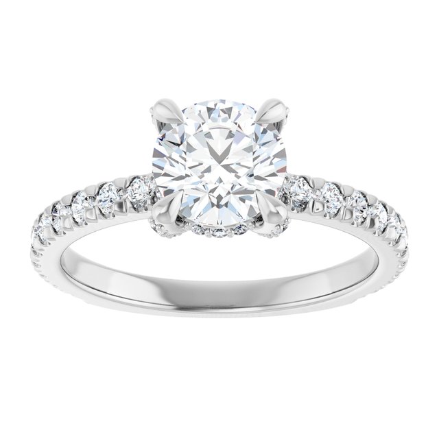 The Carolina 1.40ctw Round cut Lab Grown Diamond Engagement Ring