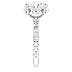 The Carolina 2.45ctw Oval cut Lab Grown Diamond Engagement Ring