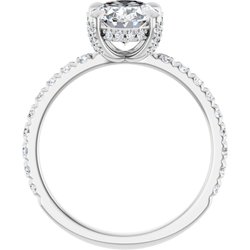 The Carolina 1.90ctw Oval cut Lab Grown Diamond Engagement Ring