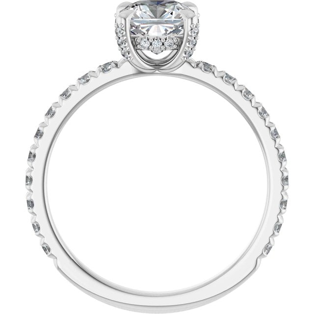 The Carolina 1.40ctw Cushion cut Lab Grown Diamond Engagement Ring