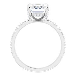 The Carolina 2.45ctw Emerald cut Lab Grown Diamond Engagement Ring