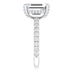 The Carolina 2.45ctw Emerald cut Lab Grown Diamond Engagement Ring