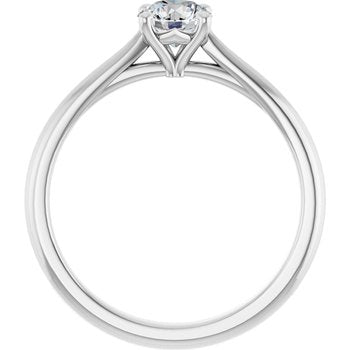 The Alice 0.50ct Round cut Lab Grown Diamond Solitaire Engagement Ring