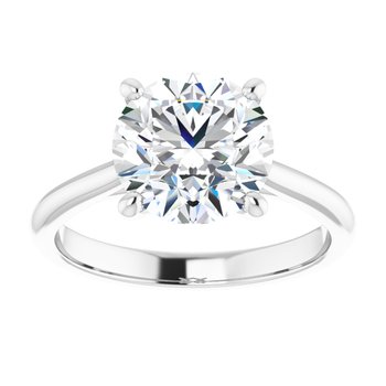 The Alice 3.00ct Round cut Lab Grown Diamond Solitaire Engagement Ring