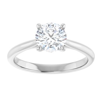 The Alice 1.00ct Round cut Lab Grown Diamond Solitaire Engagement Ring