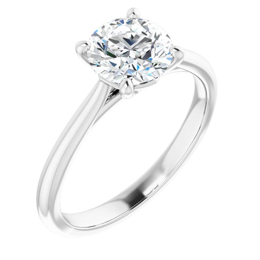 The Alice 1.50ct Round cut Lab Grown Diamond Solitaire Engagement Ring