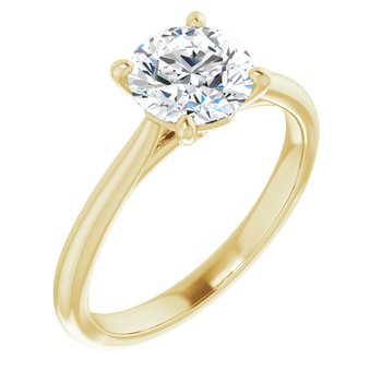 The Alice 1.50ct Round cut Lab Grown Diamond Solitaire Engagement Ring